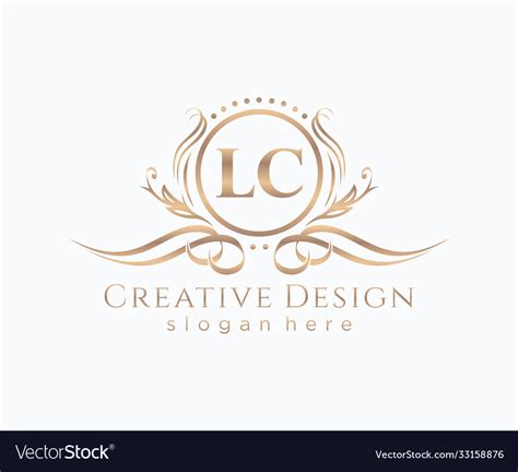 Initial Lc Beauty Monogram And Elegant Logo Design