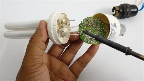 How To Repair A CFL Bulb Very Easy YouTube