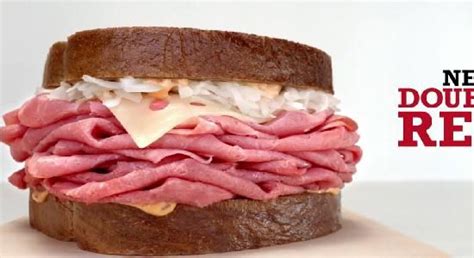 Arby´sNew York Double Stack Reuben - Double New York Commercial ...