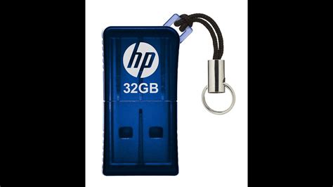 Hp V W Gb Usb Flash Drive Blue P Fd Ghp Ge Youtube