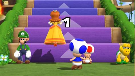 Mario Party 9 Step It Up Luigi Vs Daisy Vs Toad Vs Koopa Troopa