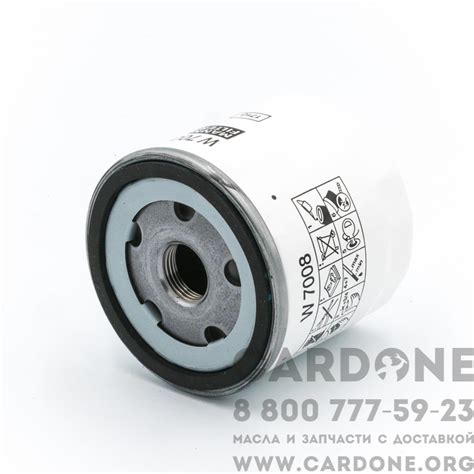 Масляный фильтр MANN-FILTER W7008. Масляный фильтр MANN-FILTER