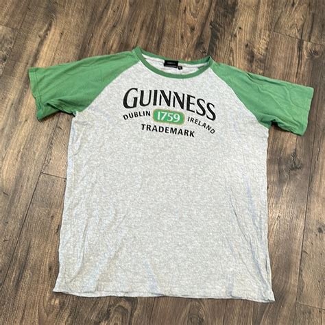 Guinness Official Merchandise Baseball Style Shirt Si… - Gem