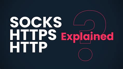 Proxy Protocol Explained Ssl And Socks Proxies Youtube