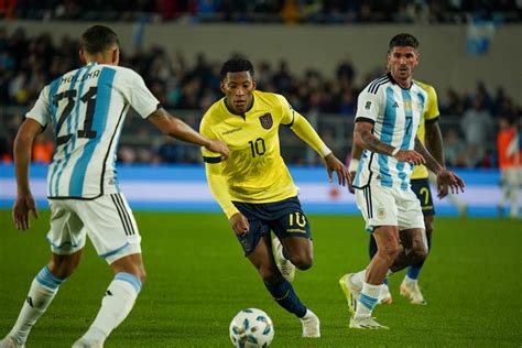 Eliminatorias 2026 Argentina vence a la selección de Ecuador con una