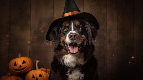 Dog in Halloween Costume. Generative AI Stock Illustration ...