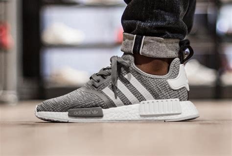 Adidas Nmd R Grise Heather Solid Grey Homme