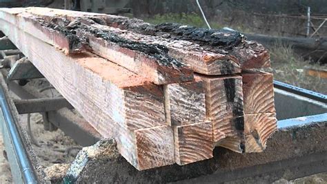 роспуск сосны на брус 50 на 50 часть2 - YouTube