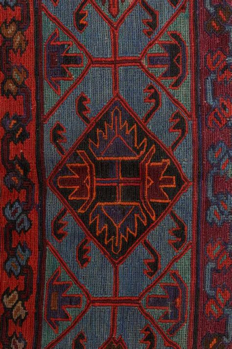 Антикварный Лезгинский Ковер Сумах «Зейва» С Подписью И Датой ...