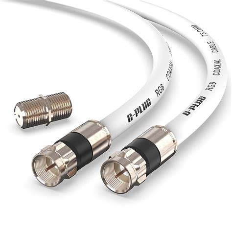 Amazon.com: G-PLUG 3FT RG6 Coaxial Cable Connectors Set – High-Speed ...