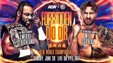 AEW X NJPW Forbidden Door 2024 Live Stream Start