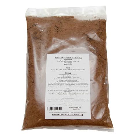 Bakels Pettina Chocolate Cake Mix Kg Lollipop Cake Supplies