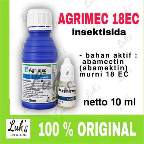 AGRIMEC 18EC Insektisida Abamektin Abamectin Murni Pembasmi Hama