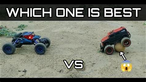 Rc Rock Crawler Vs Rc Mini Thar Tug Of War Push Back Video