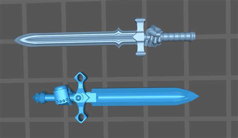 Free Stl File Marine Power Swords ⚔️・model To Download And 3d Print・cults