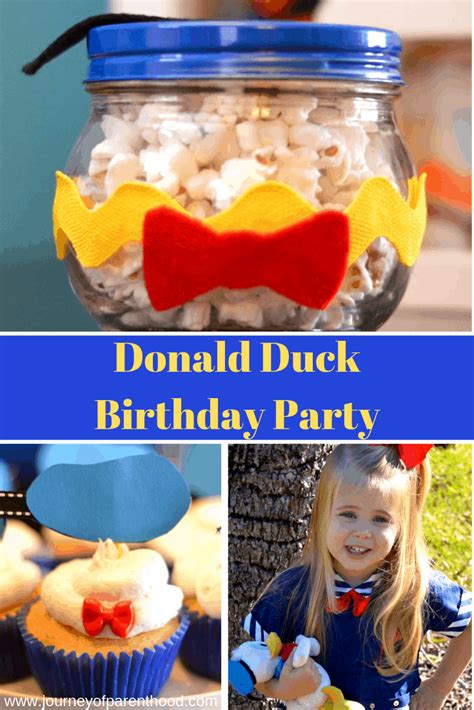 Donald Duck Birthday Party: Food, Decorations & More! - The Journey of ...