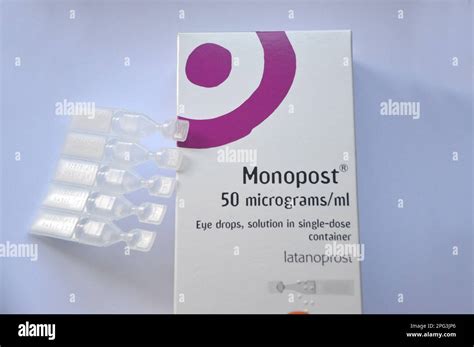 Una Caja de Monopost Latanoprost 50 mcg ml Solución de Gota Ocular en