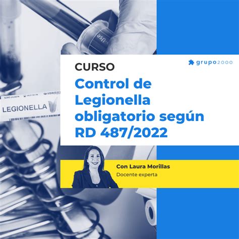 Curso de Control de Legionella obligatorio según RD 487 2022