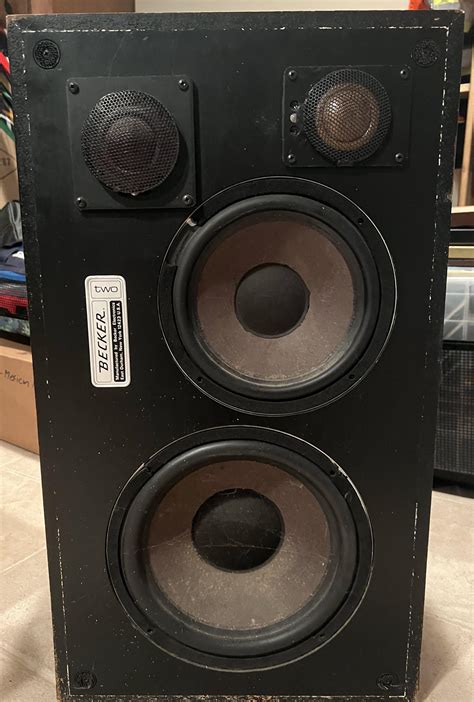 Any idea if a pair of these Becker floor speakers are worth anything ...