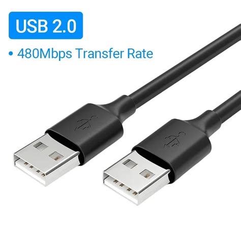 Usb 30 A To A Male Extension Cable Double End Usb Cord For Hard Drive Dvd Player Laptop Cooler