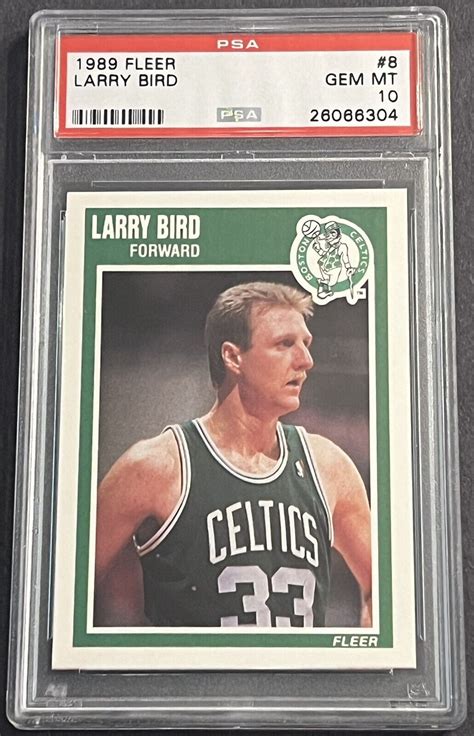 Larry Bird Fleer Base Price Guide Sports Card Investor