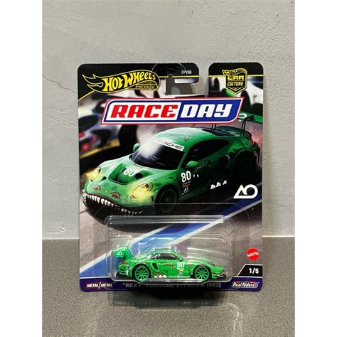 熱門車款 Hot Wheels Premium 風火輪 Rexy Porsche 911 GT3 R 992 保時捷 蝦皮購物