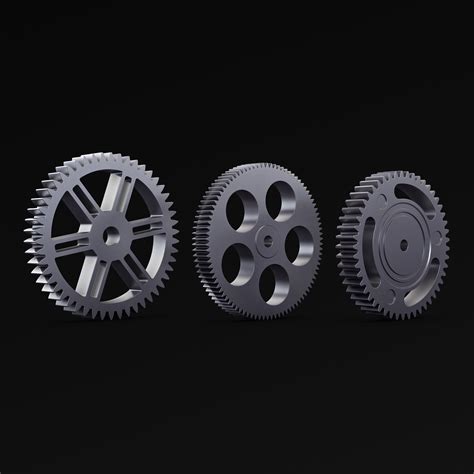 ArtStation - Gears Set v 3 | Resources