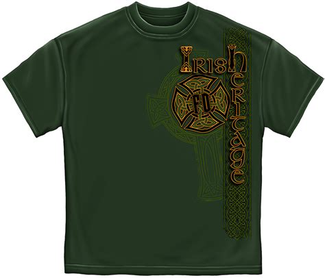 Irish Firefighter Gold Cross T Shirt North Bay Listings