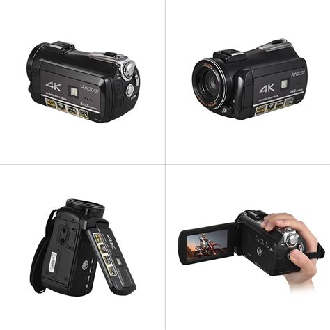 Andoer AC3 4K UHD 24MP Digitaler Videokamera Camcorder mit Extra 0.39X ...