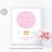 Hot Air Balloon Signature Guestbook Baby Shower Guestbook Etsy