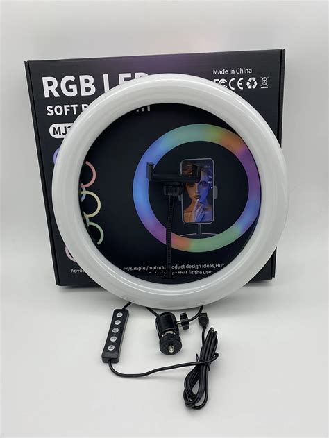 MJ36 RGB Soft Ring LIght Circle Photography Lighting 16 Colour Led RGB ...