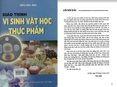 Giáo trình vi sinh vật học thực phẩm PDF