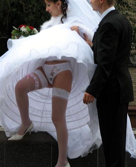 Upskirt Brides Wedding Night Porn Pic