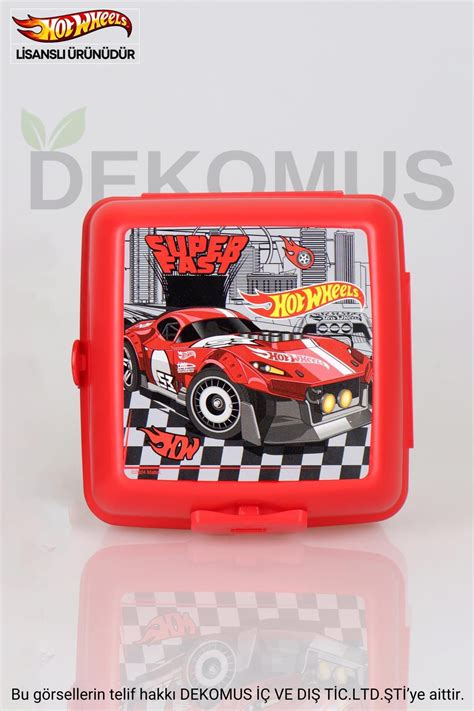 HOT WHEELS Dekomus Ile Yeni Sezon Lisanslı Katlı Beslenme Kutusu