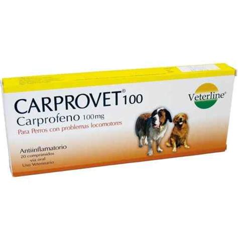 Carprovet Carprofeno Mg Antiflamatorio C Caja V Blister