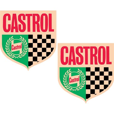 2x Castrol Style 3 Stickers Decals - DecalsHouse