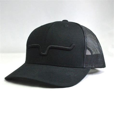 Kimes Ranch Logo Weekly Trucker Hat Black - 842606121501