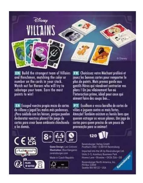 Disney Villains: The Card Game - Family Fun Hobbies