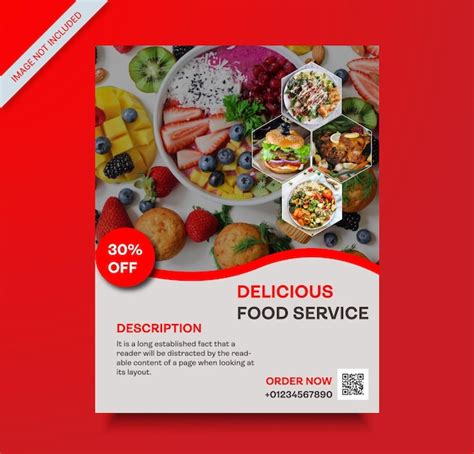 Restaurant Food Flyer Vorlage Premium Vektor Premium Vektor