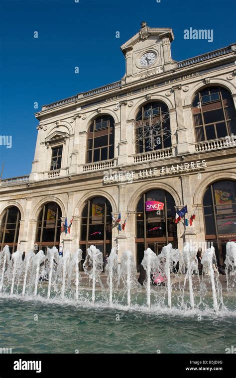 Railway station of Lille (Gare de Lille Flandres Stock Photo - Alamy