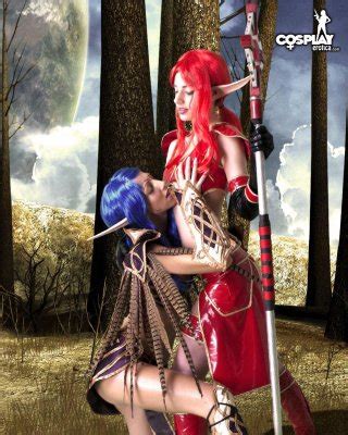 Pictures Of Marylin And Angela Doing An Incredible WoW Cosplay Set Porn Pictures XXX Photos