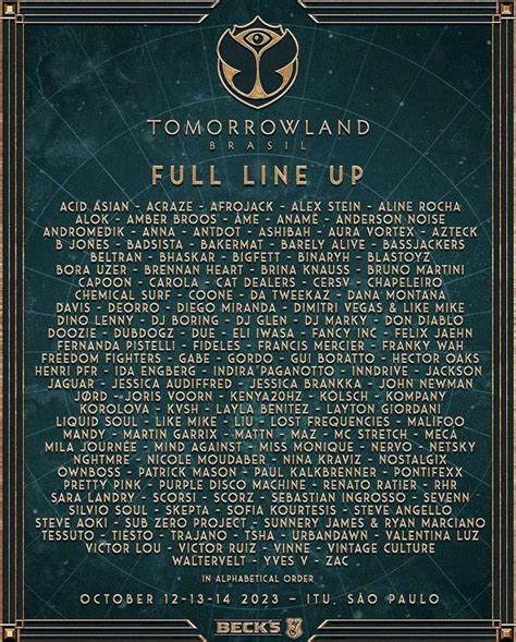 Tomorrowland Brasil festival apresenta a última fase do lineup