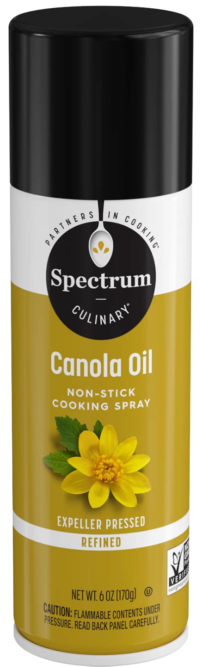 Canola Oil Non Stick Cooking Spray Spectrum