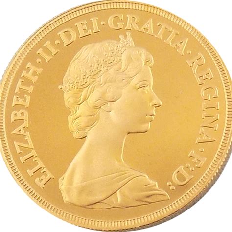 Pre Owned 1980 Uk Quintuple Sovereign Gold Sovereign Out Of Stock