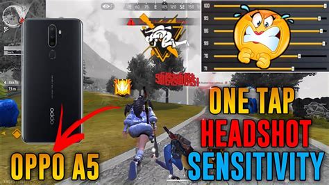 OPPO A5 FREE FIRE SETTINGS SENSITIVITY CUSTOM HUD DPI OPPO A5 FREE