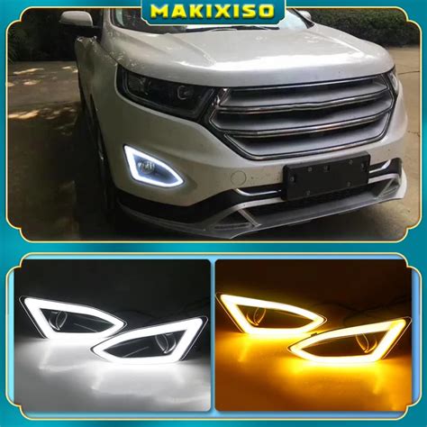 Sztuk Samochodowa Lampa Led Drl Dla Ford Edge