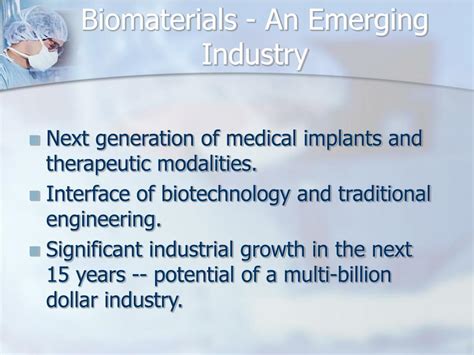 PPT - Biomaterials PowerPoint Presentation, free download - ID:322589 