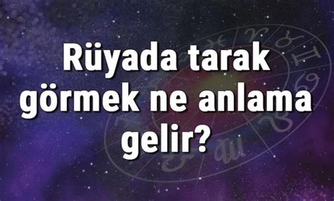 Saç tarama nedir Rüya Tabirleri ve Anlamları