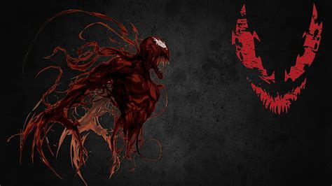 HD wallpaper: Carnage, man, spider, symbols | Wallpaper Flare