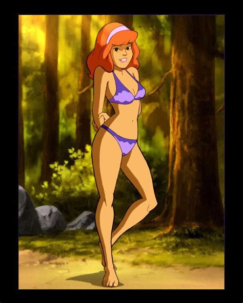 Bikini Daphne Scooby Doo X Personalized By Voice Grey Delisle Charity